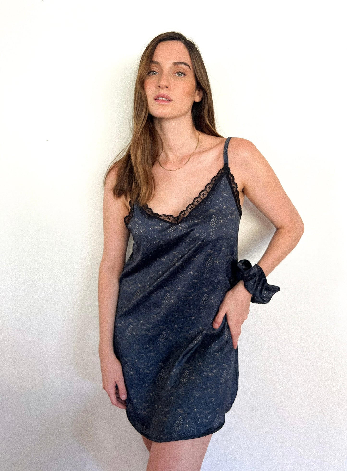 Pijama lencero y Colet